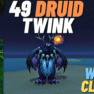 Level 49 Druid Twink PvP - Classic WOTLK
