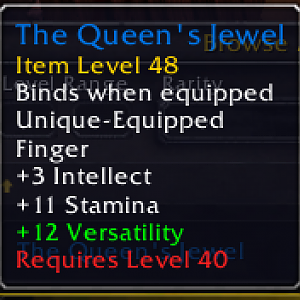 The Queen's Jewel +8
