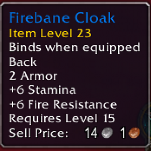 Firebane Cloak